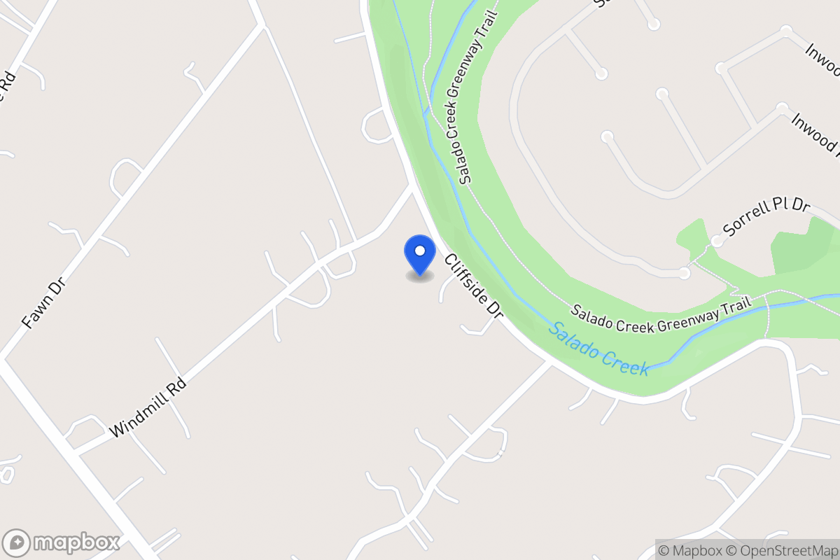 Map of 306  Cliffside Dr