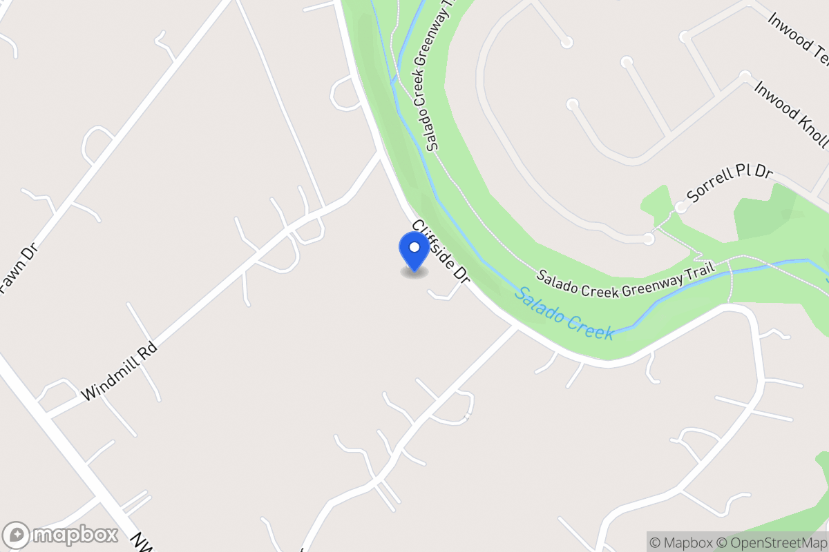 Map of 304  Cliffside Dr