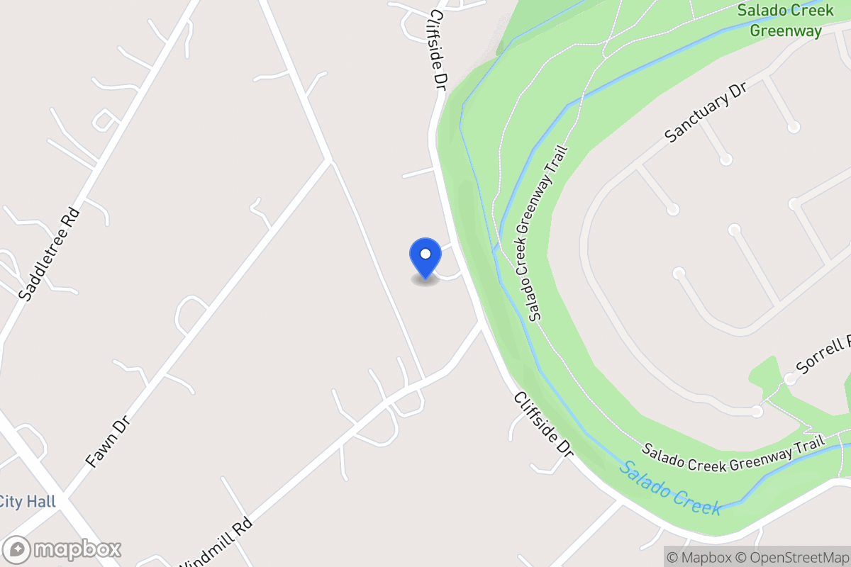 Map of 402  Cliffside Dr
