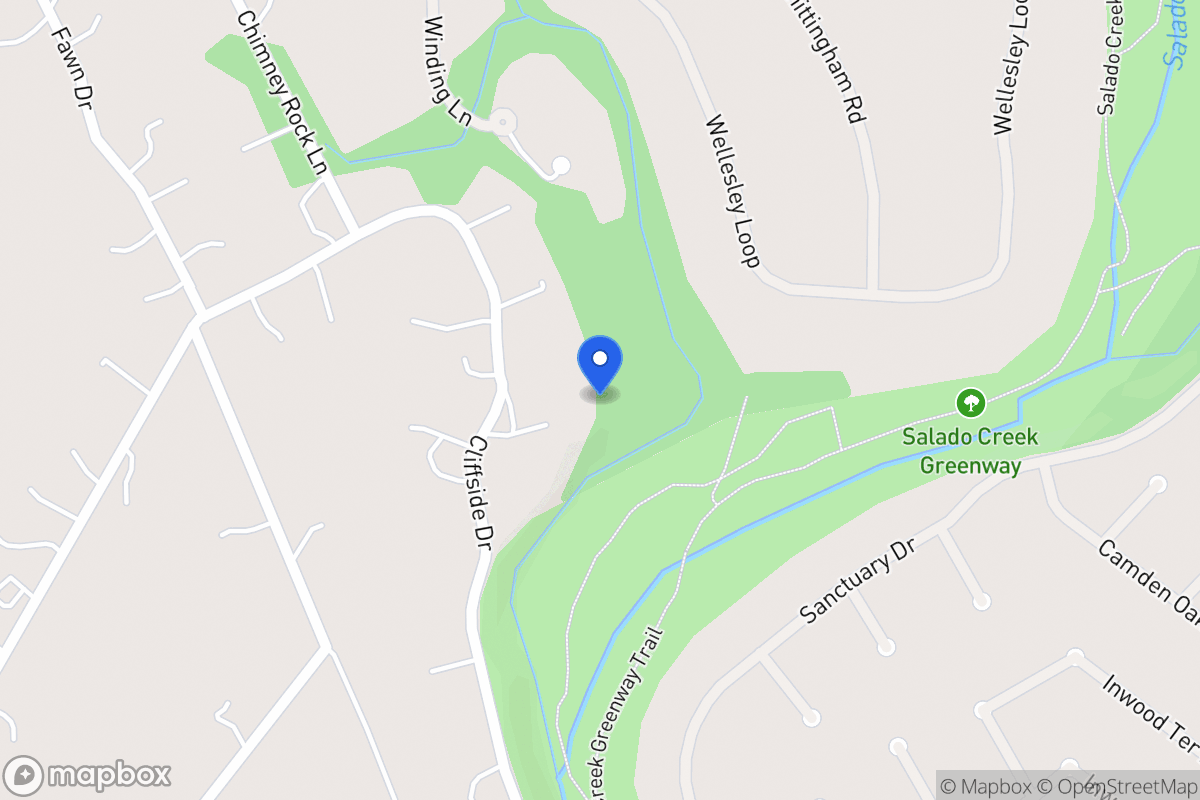Map of 413  Cliffside Dr