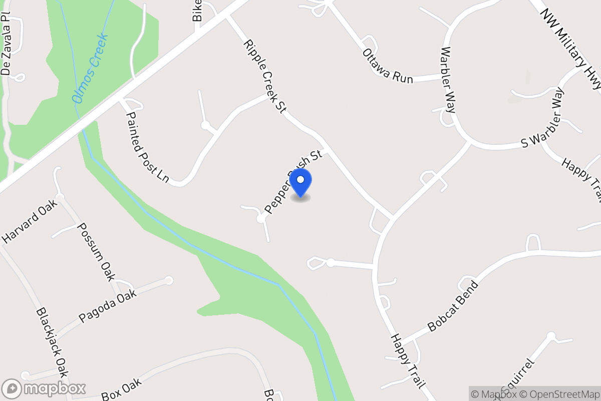 Map of 104  Pepper Bush St