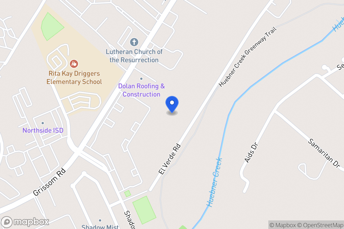 Map of 5801  El Verde Rd