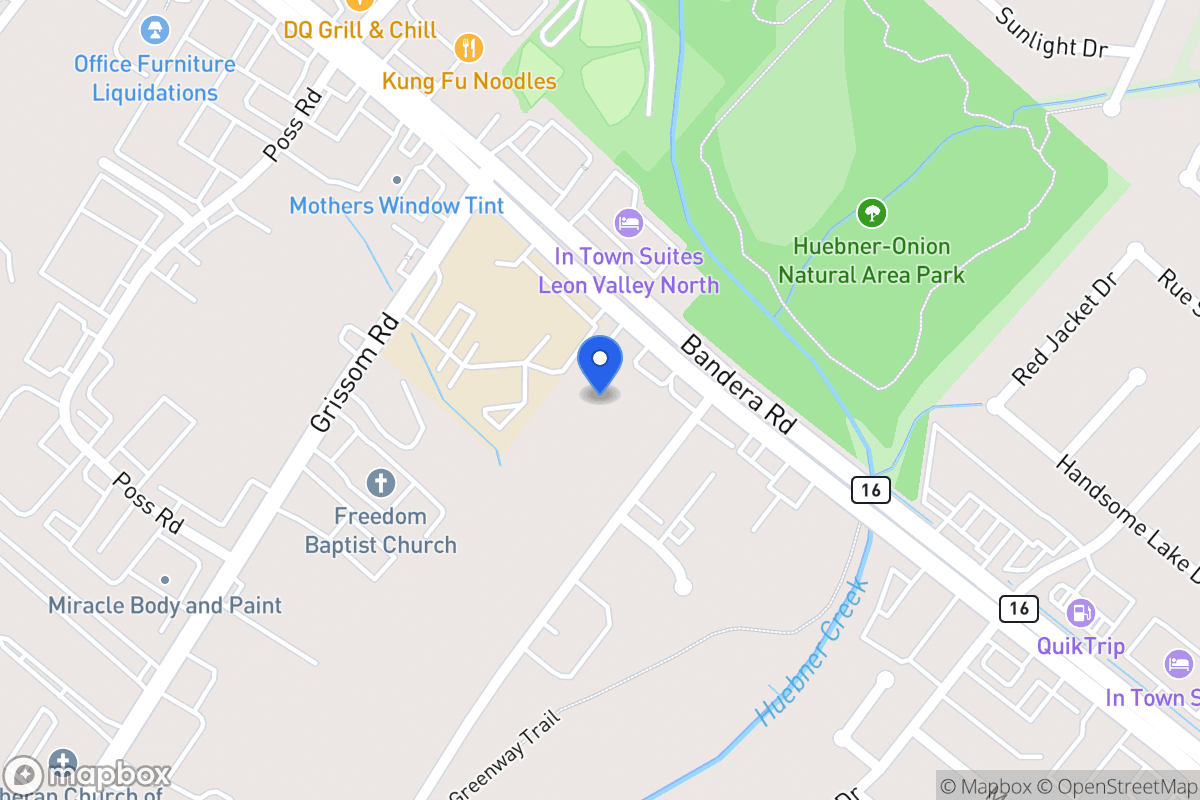 Map of 6610  Bandera Rd