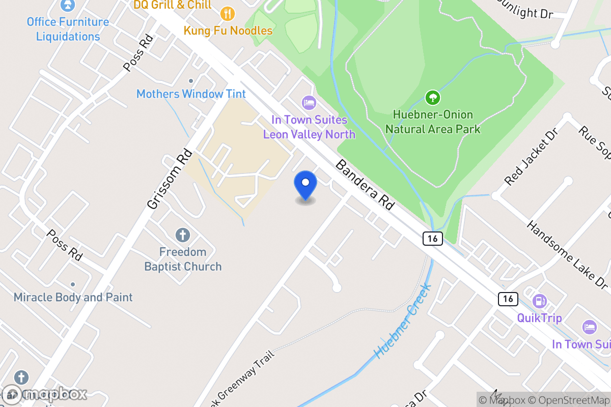 Map of 6608  Bandera Rd