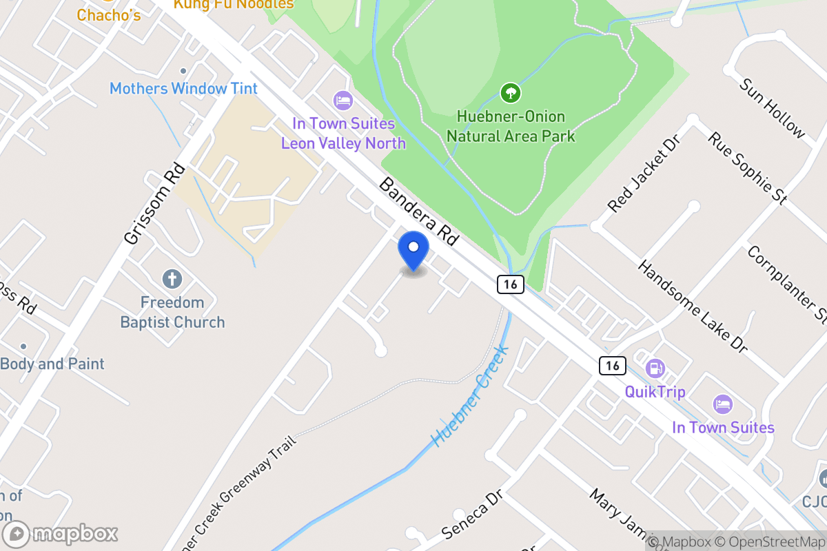 Map of 6526  Bandera Rd