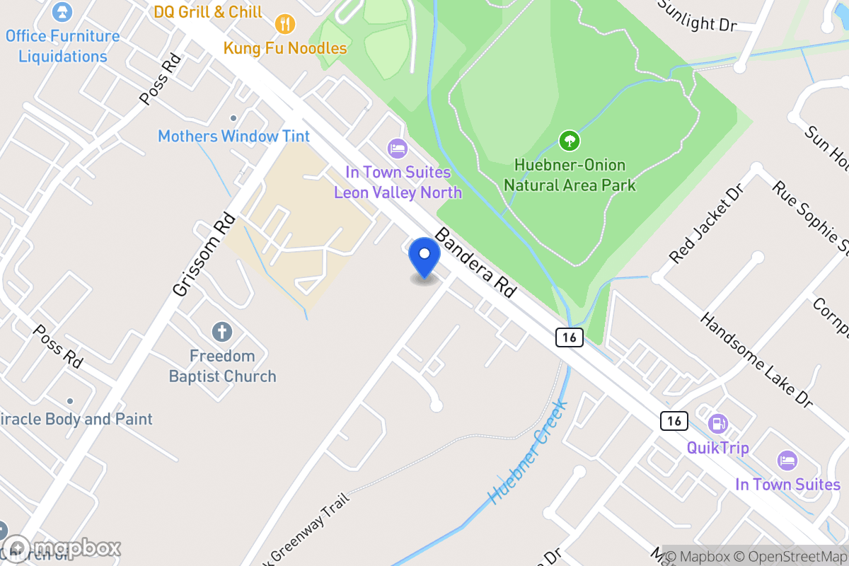 Map of 6600  Bandera Rd