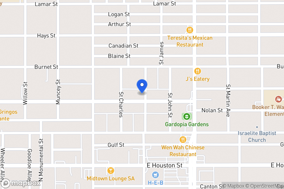 Map of 1323  Nolan St