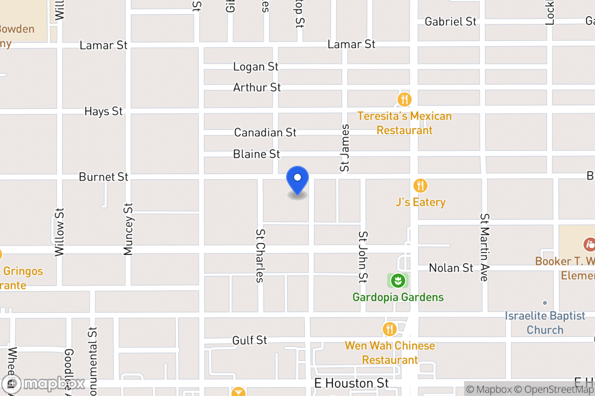Map of 725  Saint James