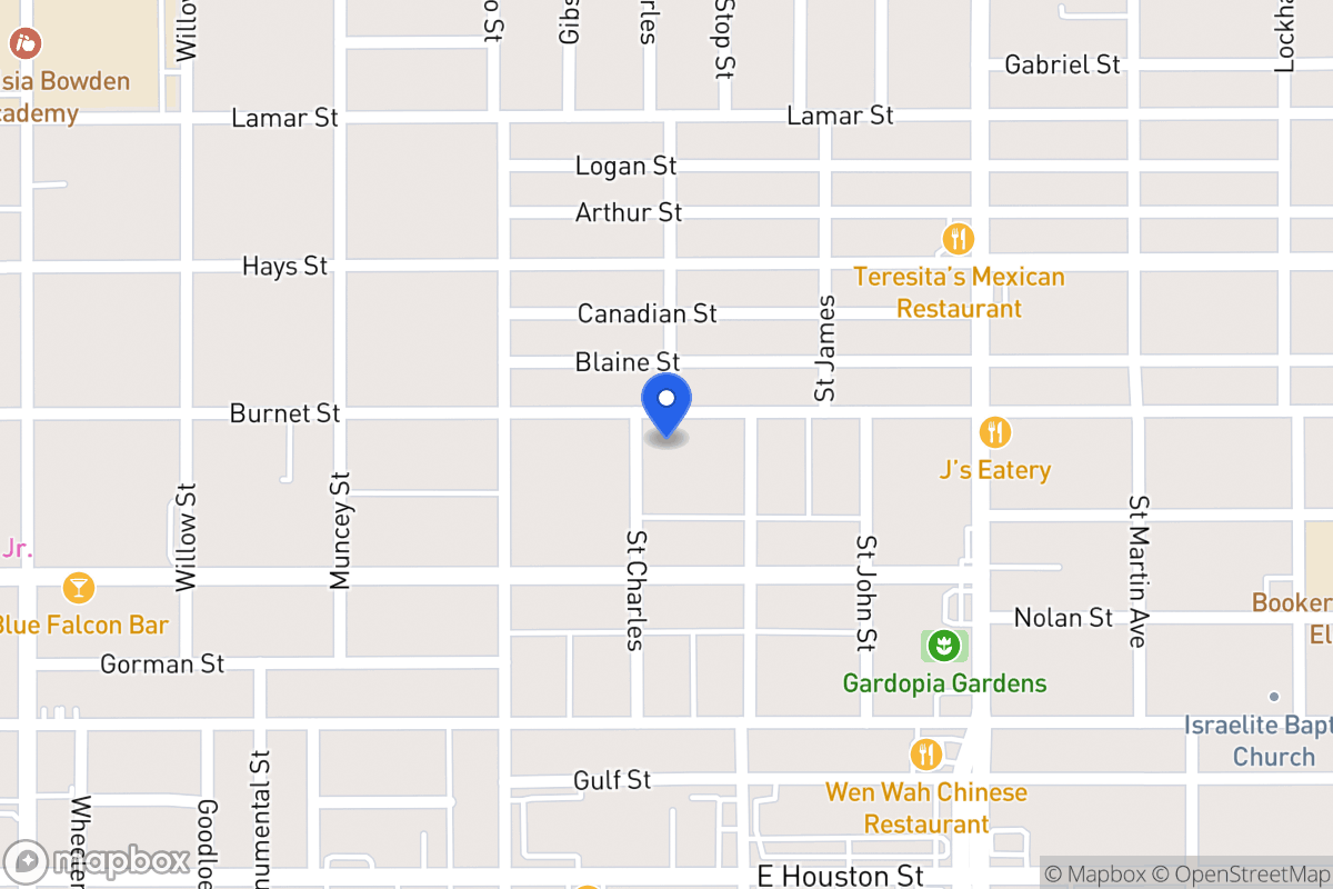 Map of 230  Saint Charles