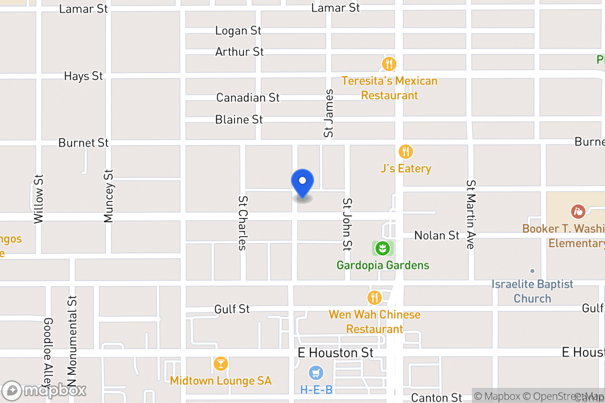 Map of 1401  Nolan St