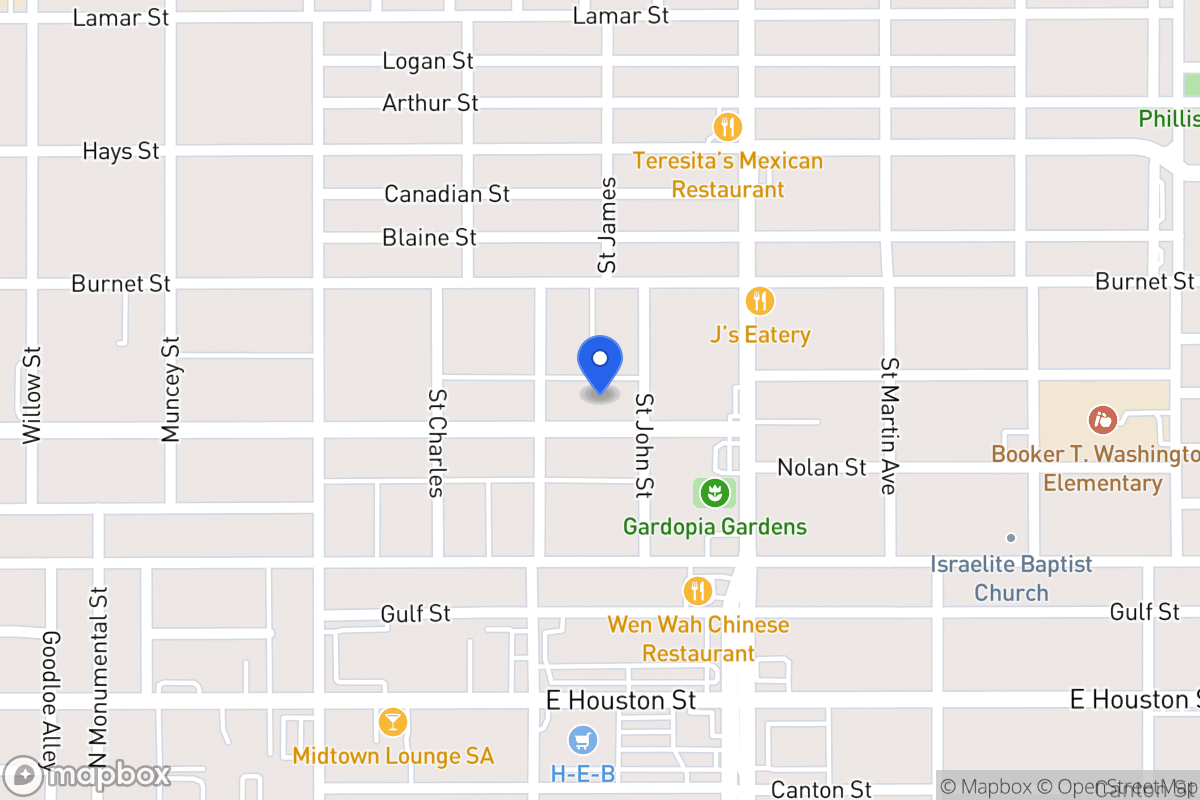 Map of 1411  Nolan St