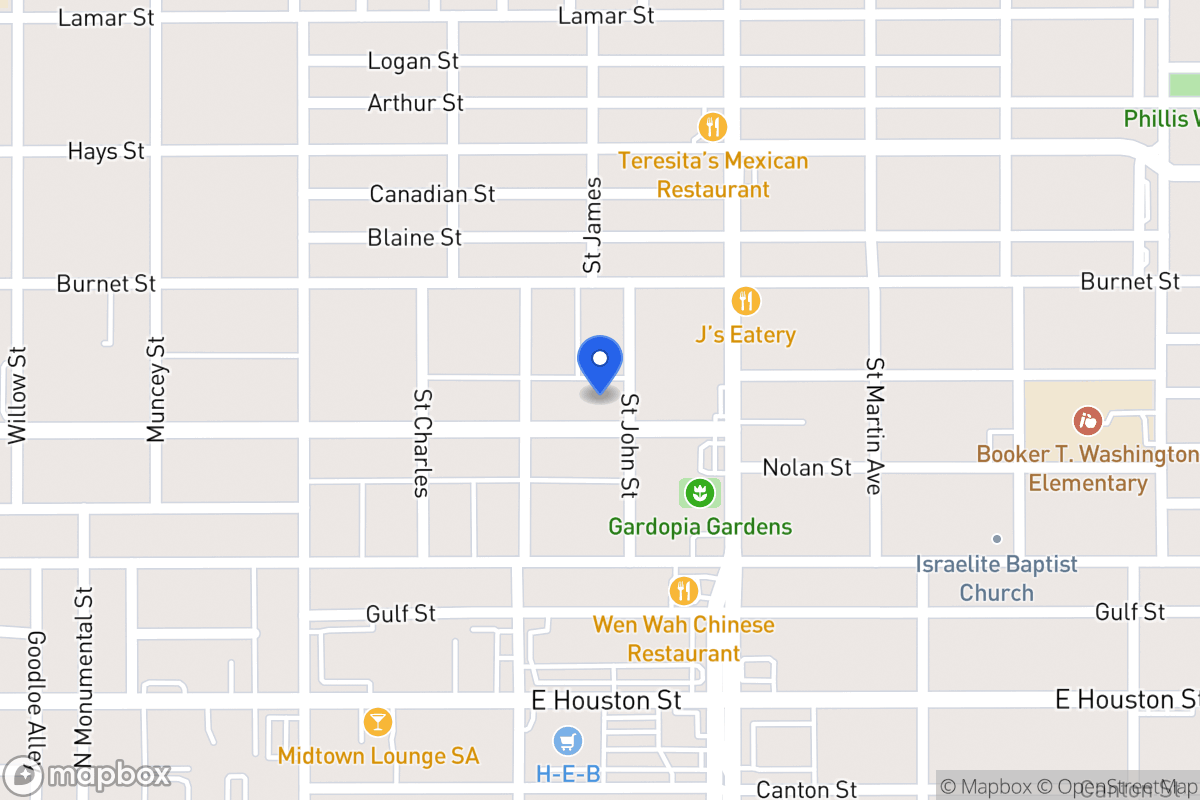 Map of 1419  Nolan St