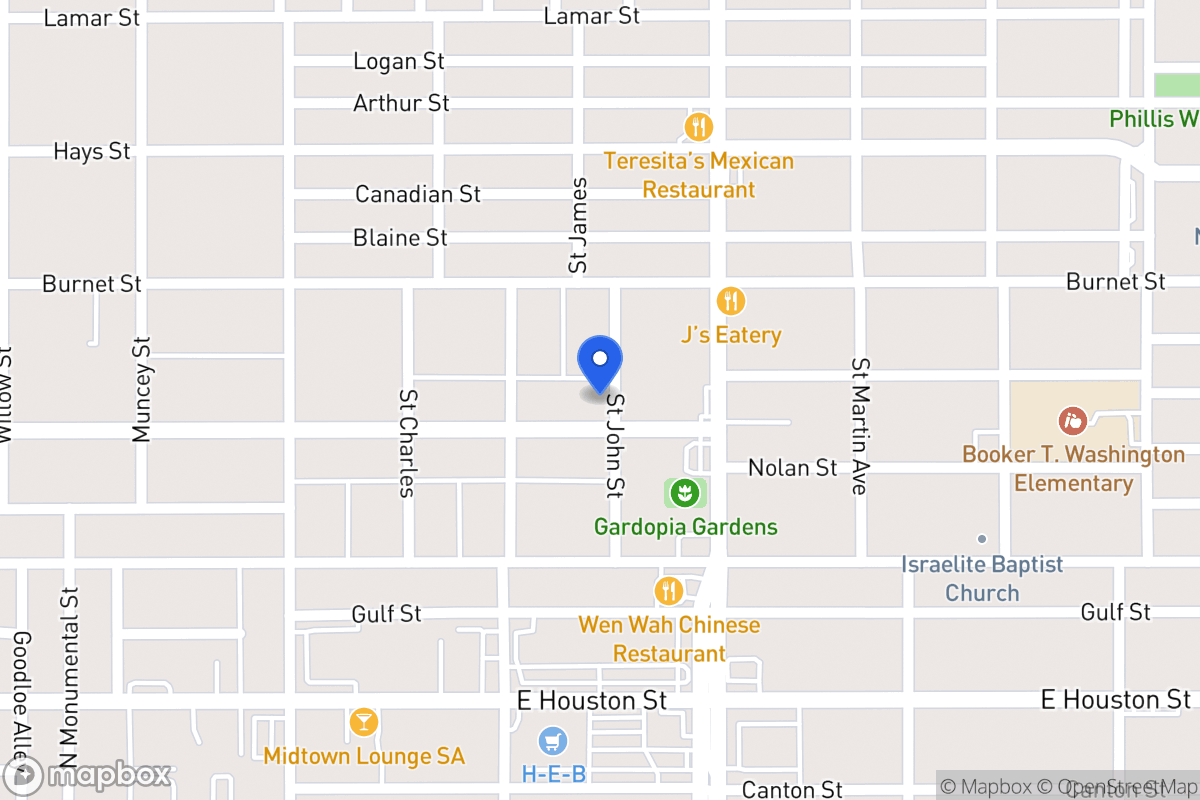 Map of 1425  Nolan St