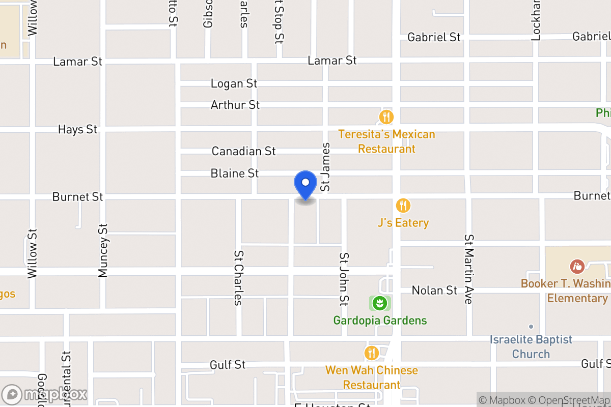 Map of 734  Saint James