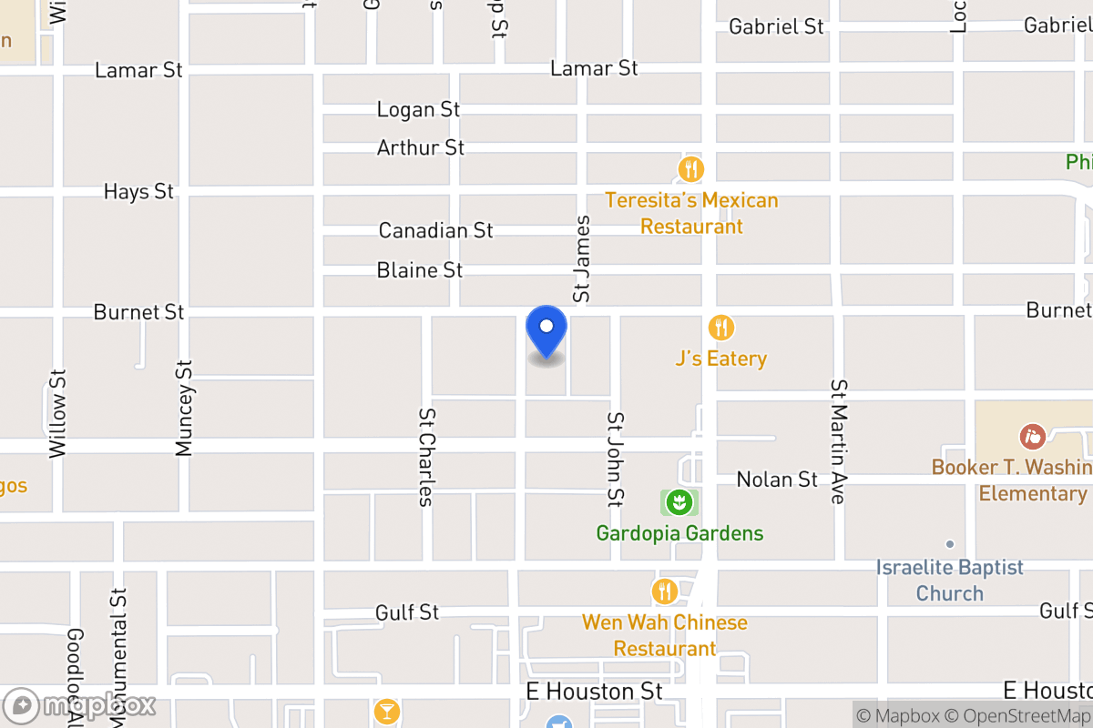 Map of 720  Saint James