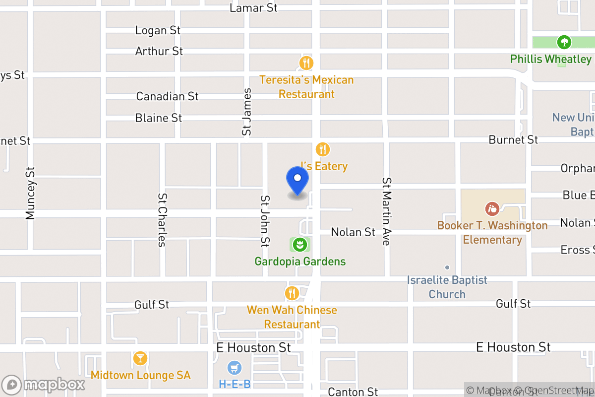 Map of 1523  Nolan St