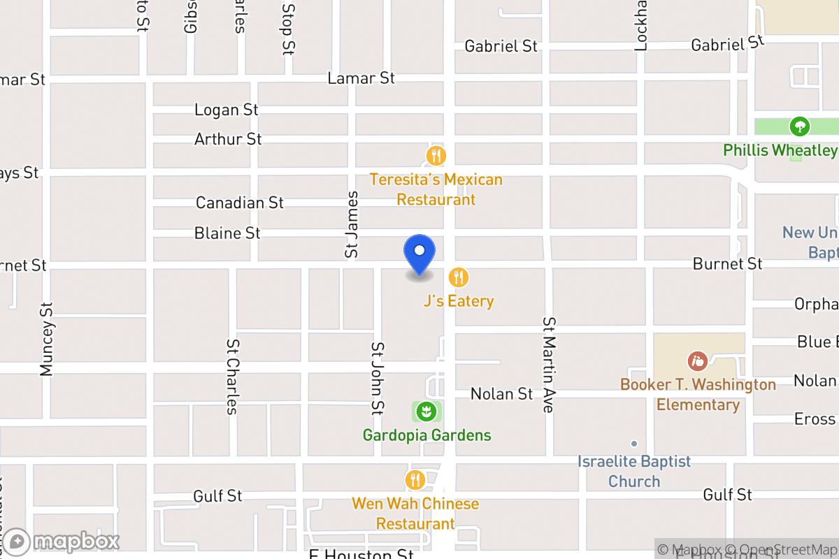 Map of 1418  Burnet St
