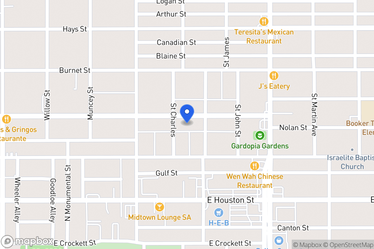 Map of 1310  Nolan St