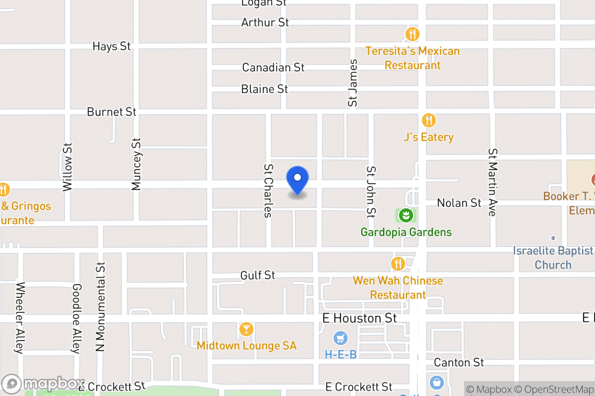 Map of 1314  Nolan St