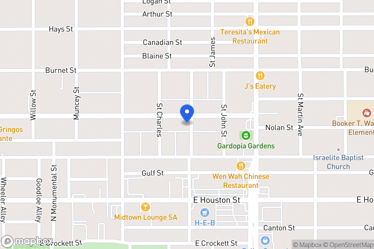 Map of 1322  Nolan St