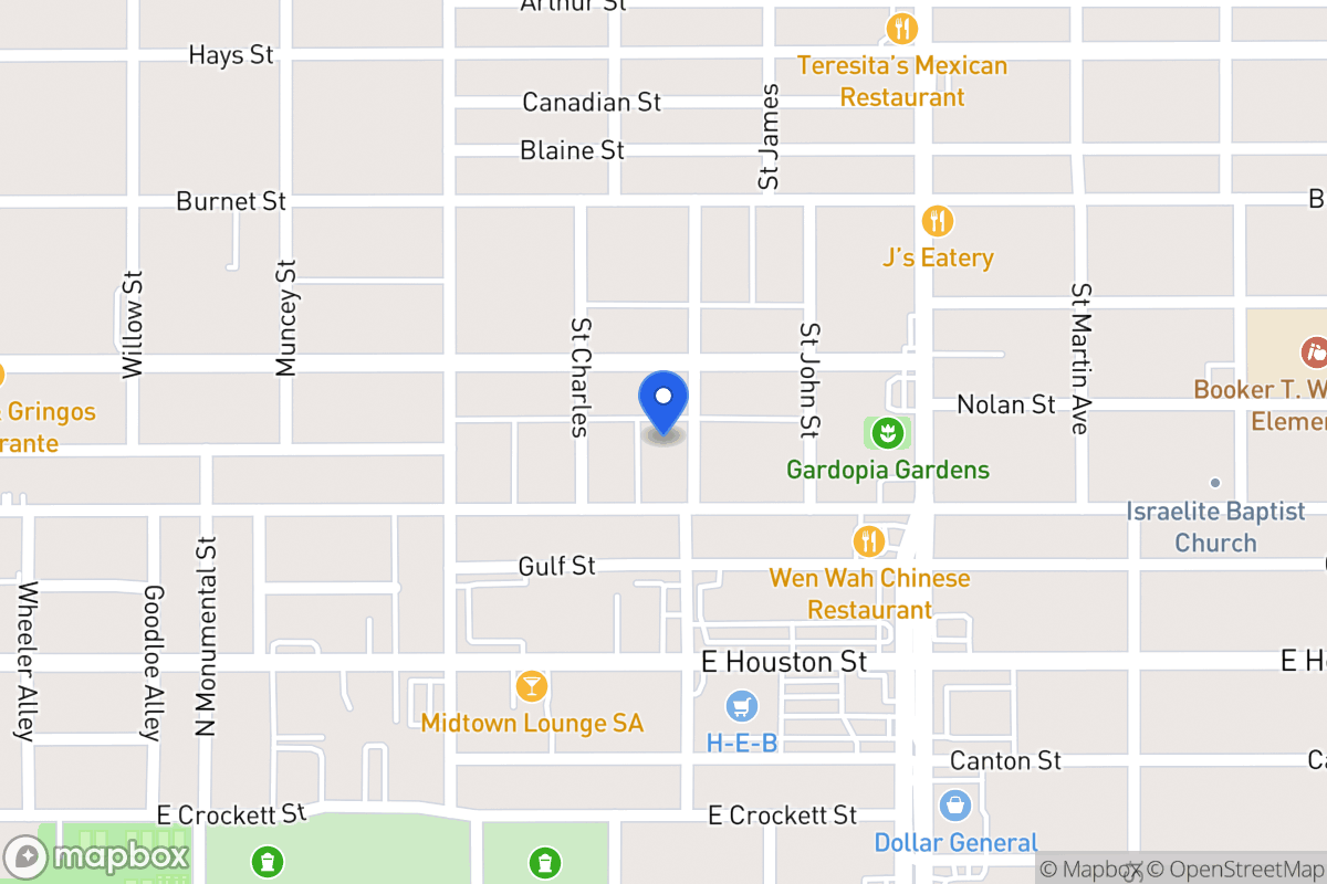 Map of 615  Saint James