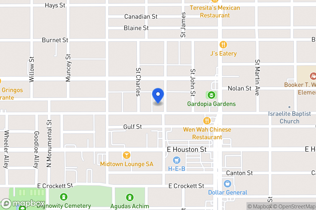 Map of 607  Saint James