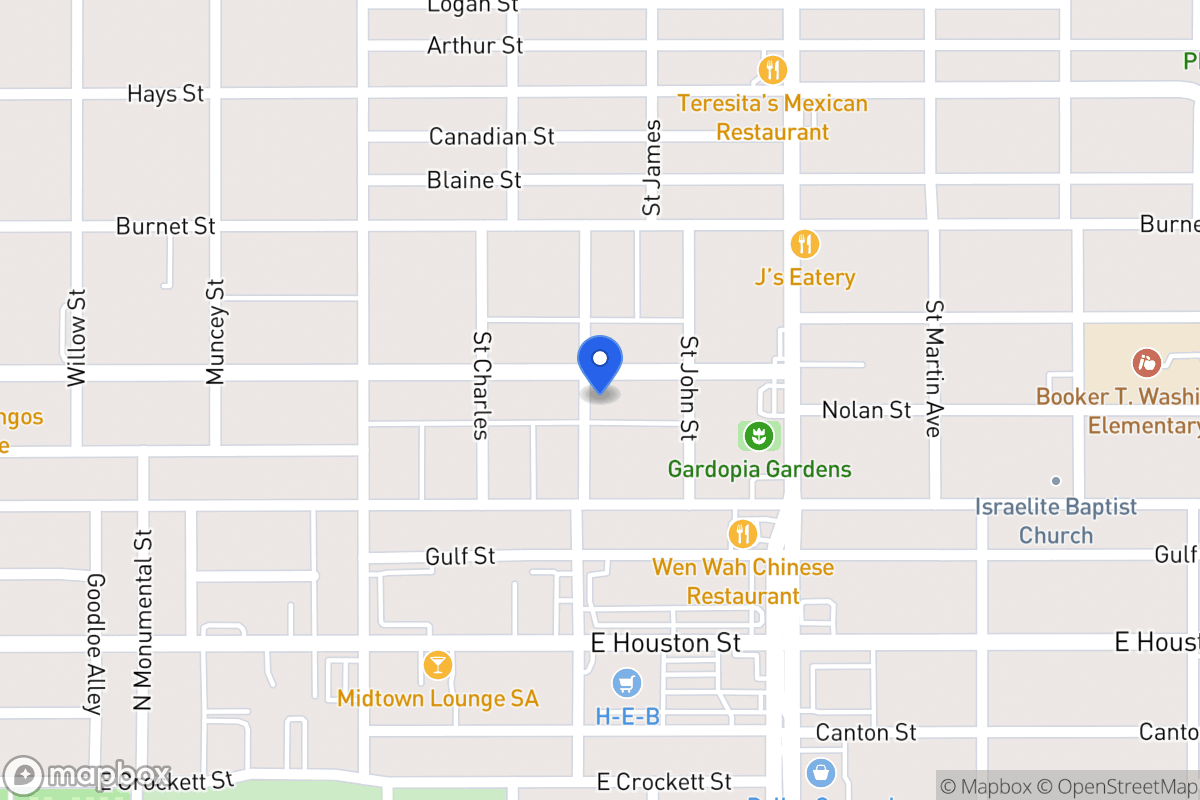 Map of 1402  Nolan St