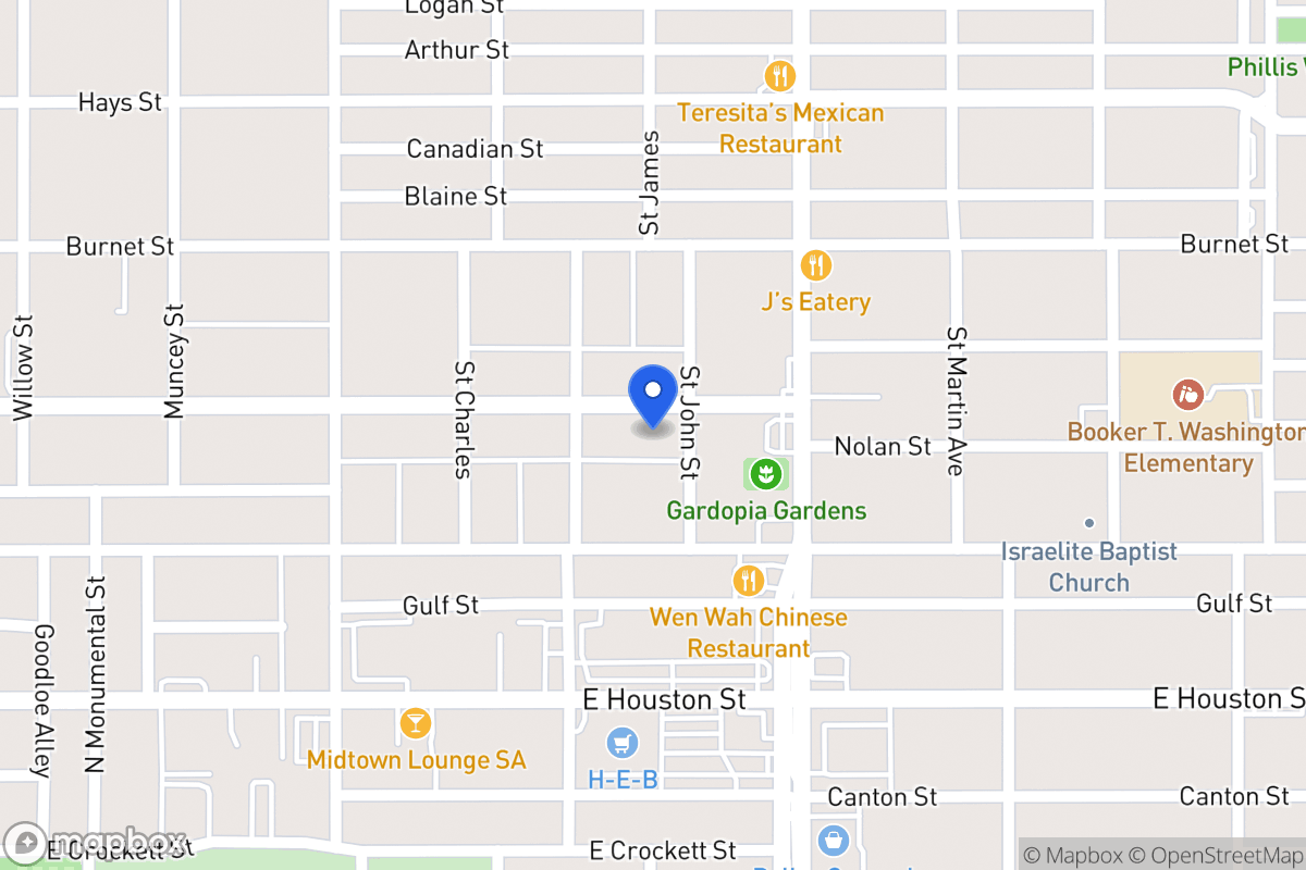 Map of 1414  Nolan St