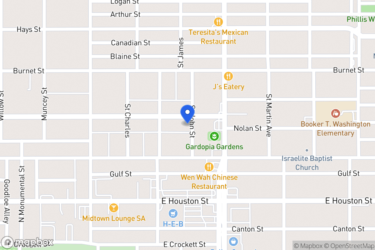 Map of 1426  Nolan St