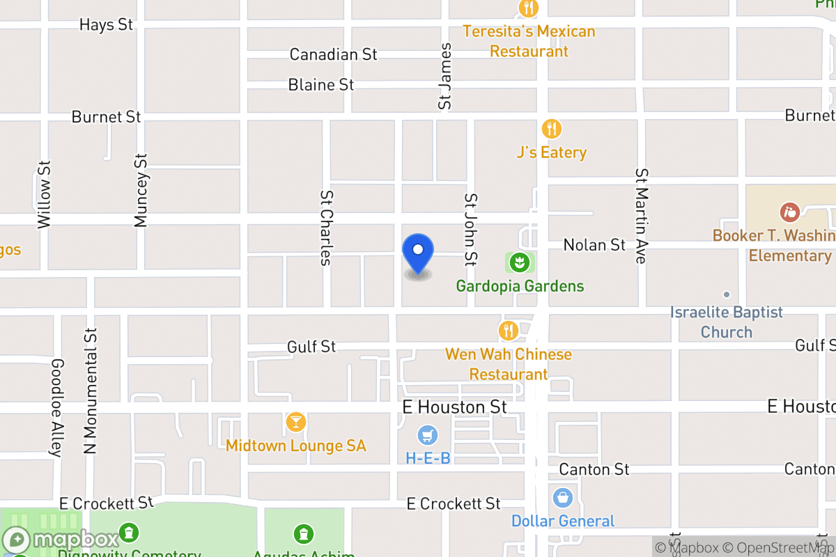 Map of 610  Saint James