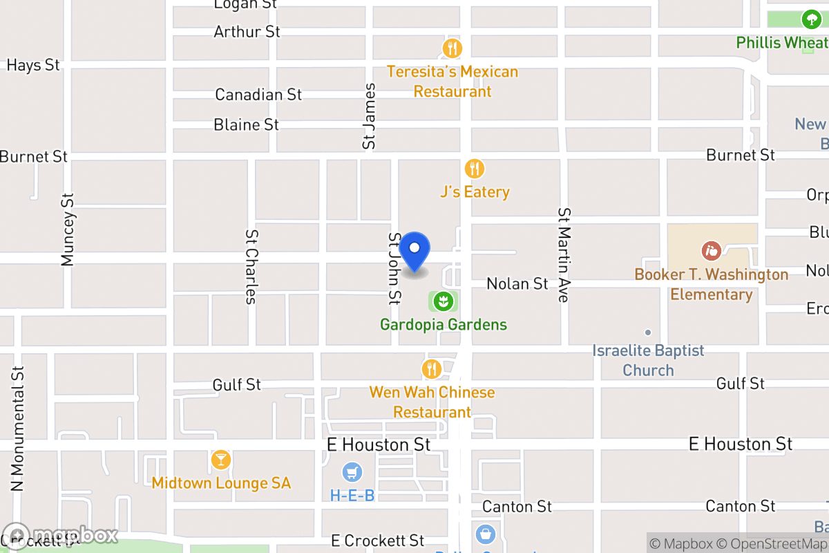 Map of 1506  Nolan St
