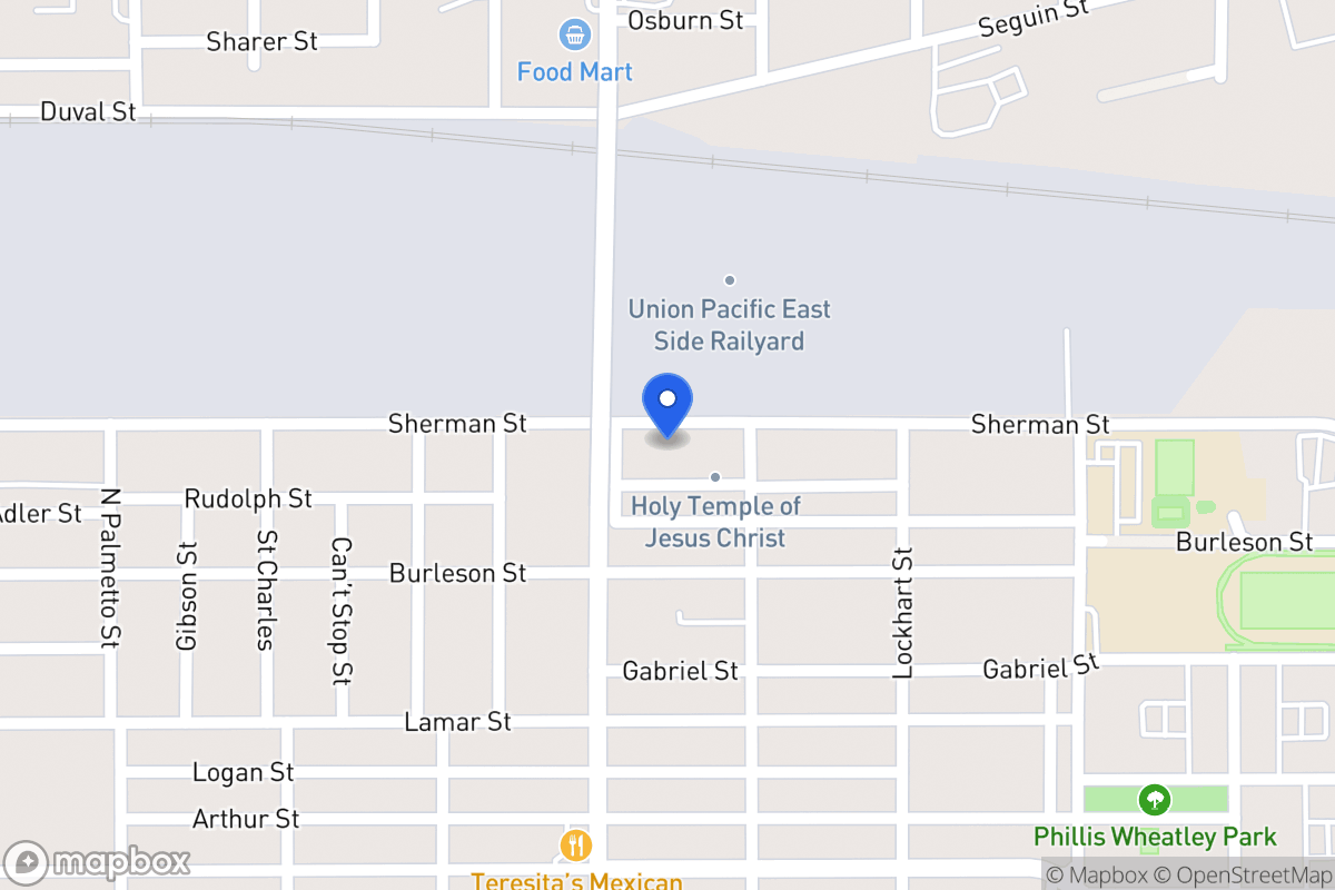 Map of 1212  Sherman