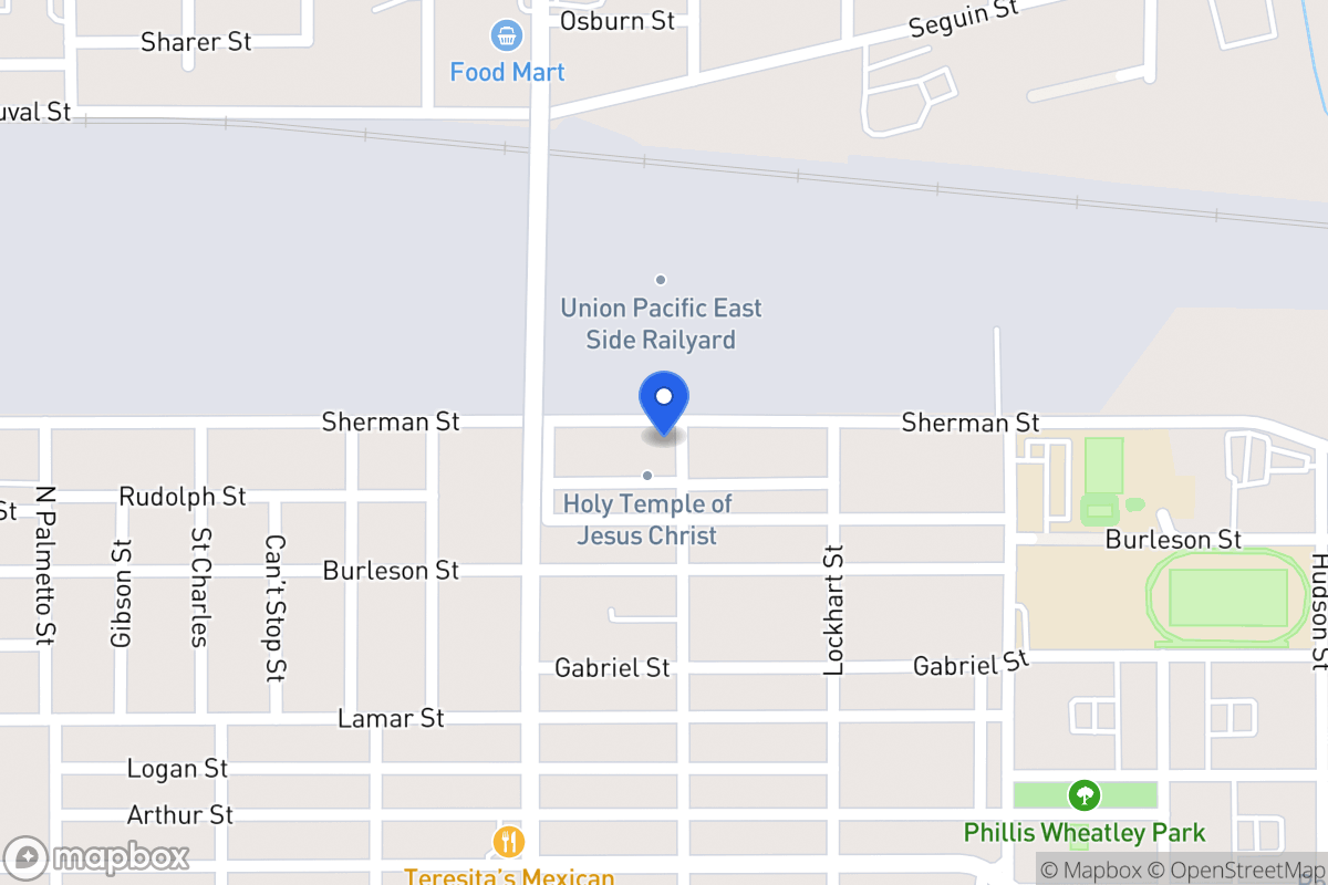 Map of 1230  Sherman