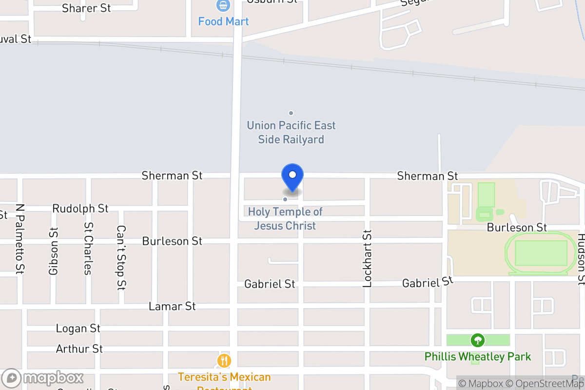 Map of 601  Saint Martin Ave
