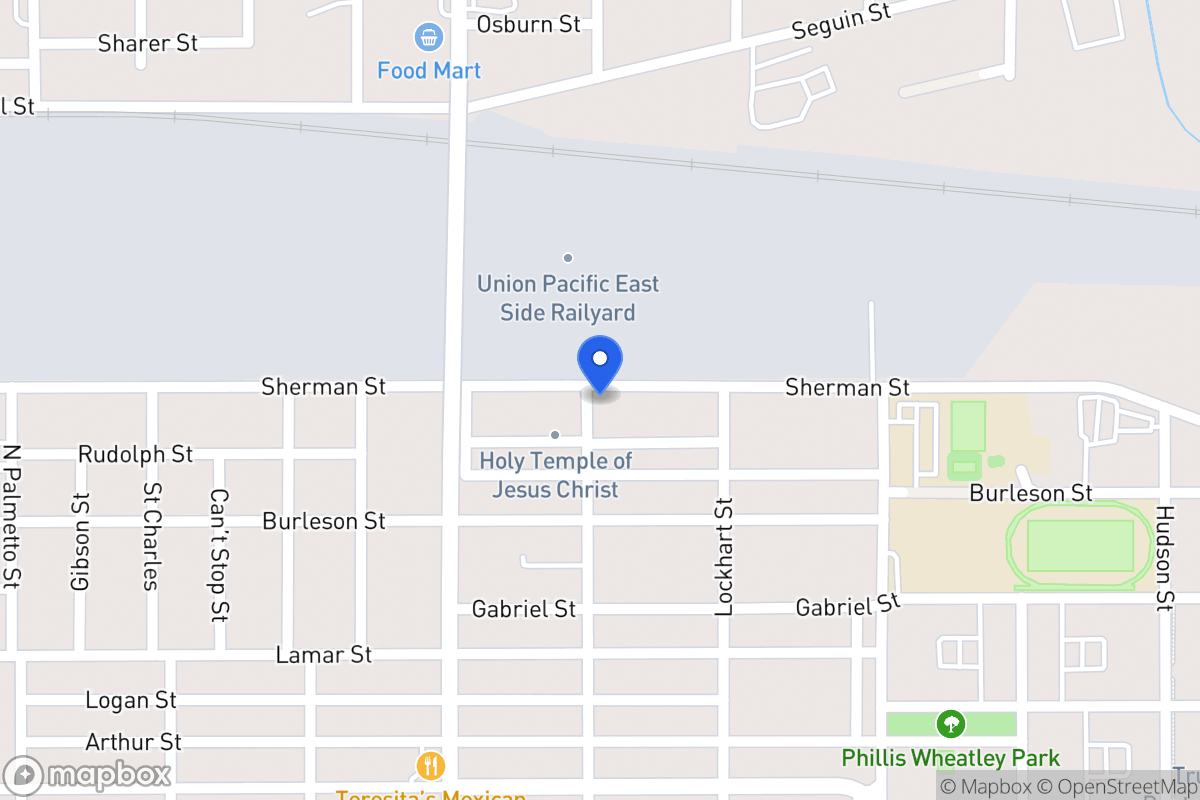 Map of 606  Saint Martin Ave