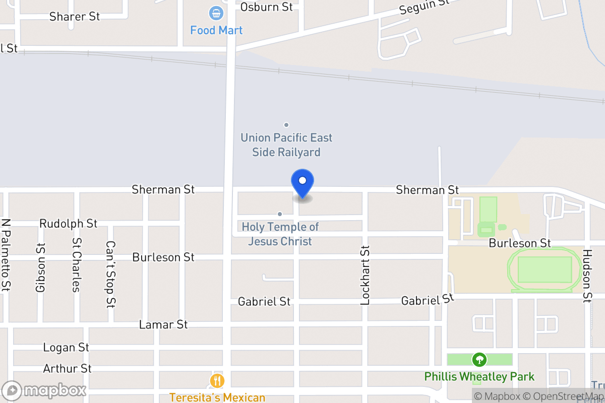Map of 604  Saint Martin Ave