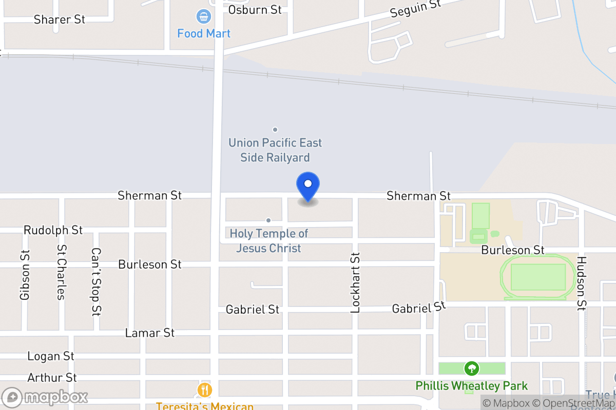 Map of 1310  Sherman