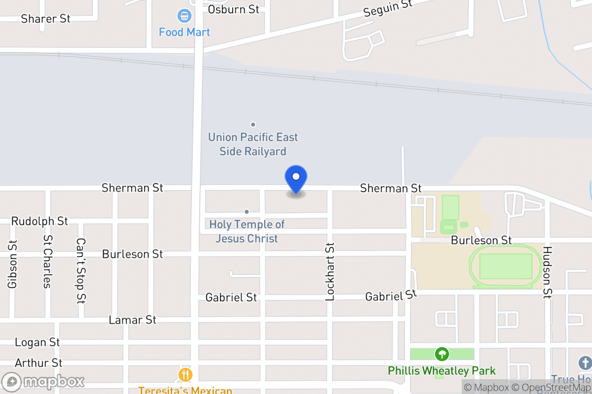 Map of 1318  Sherman