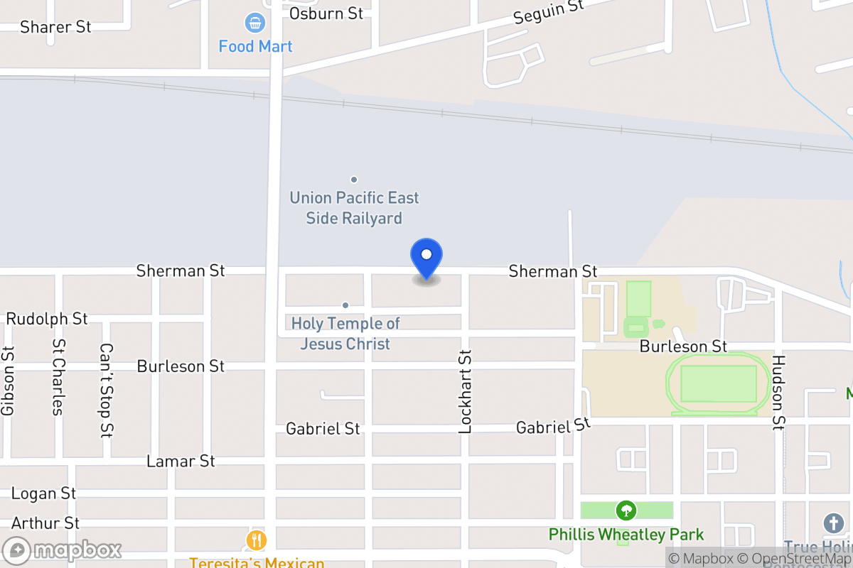 Map of 1322  Sherman