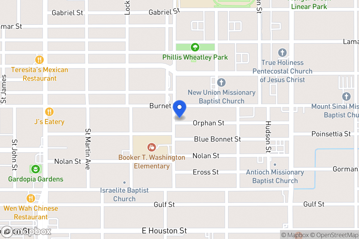 Map of 1014 N Gevers St