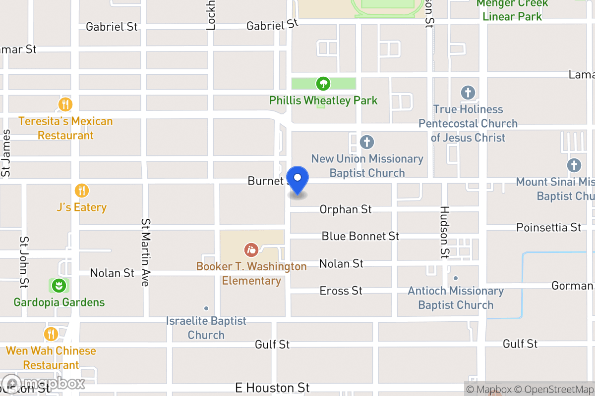 Map of 1018 N Gevers St