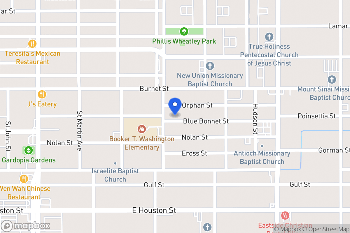 Map of 405  Blue Bonnet St