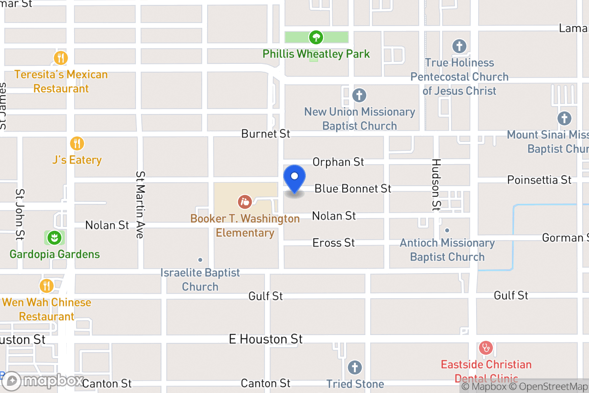 Map of 406  Blue Bonnet St