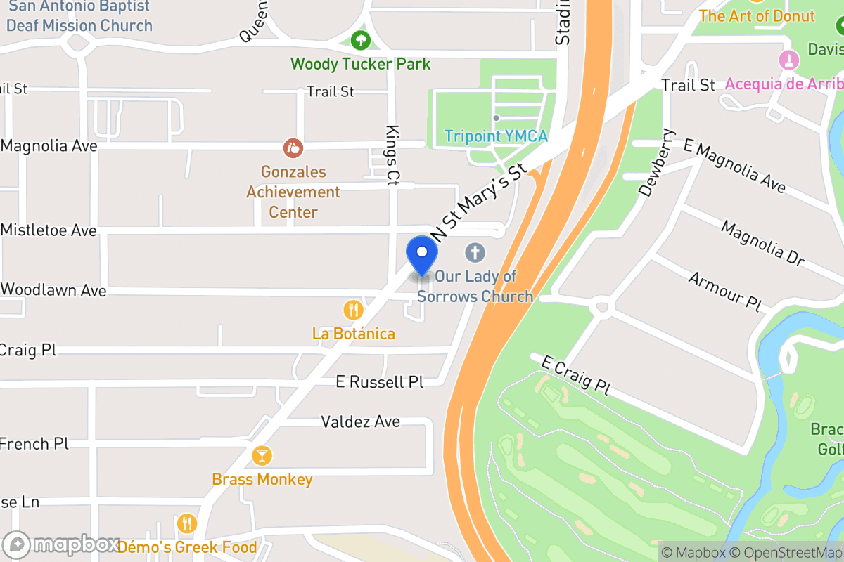 Map of 3000 N Saint Marys St