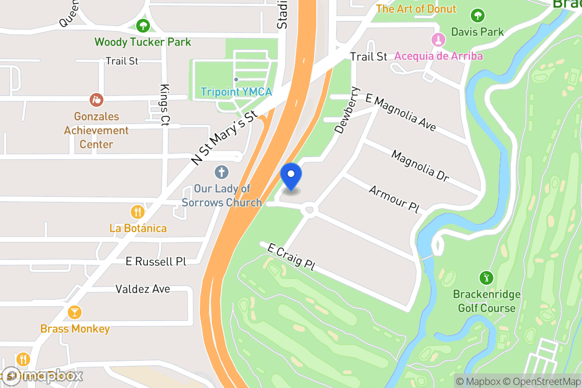 Map of 669 E Woodlawn Ave