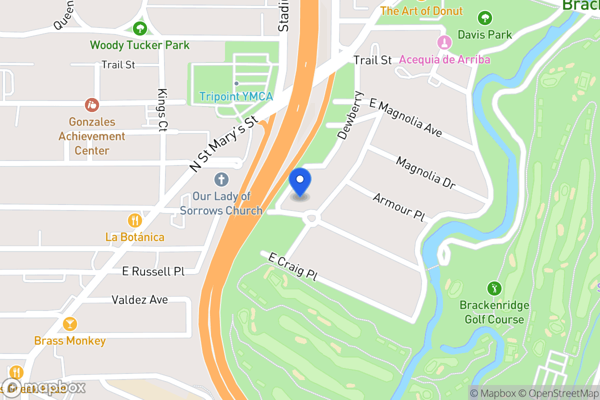 Map of 671 E Woodlawn Ave
