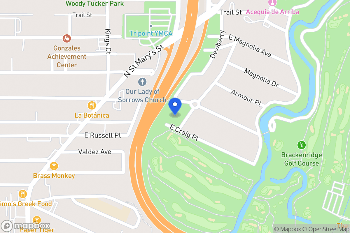 Map of 109  Lindell Pl