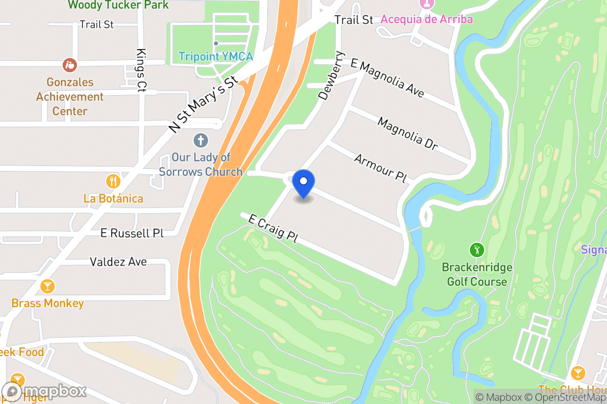 Map of 706 E Woodlawn Ave