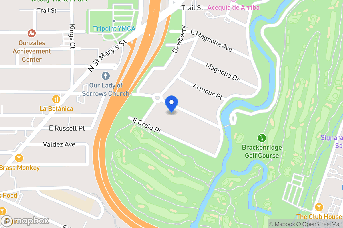 Map of 714 E Woodlawn Ave