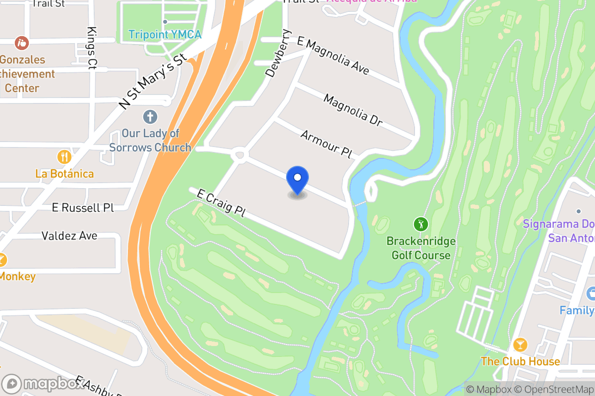 Map of 734 E Woodlawn Ave